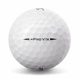 Titleist ProV1x Left Dash golfballen met logo, het lijntje op de Titleist golfbal
