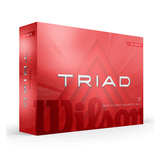 Wilson Triad golfballen met logo, voorkant van de doos